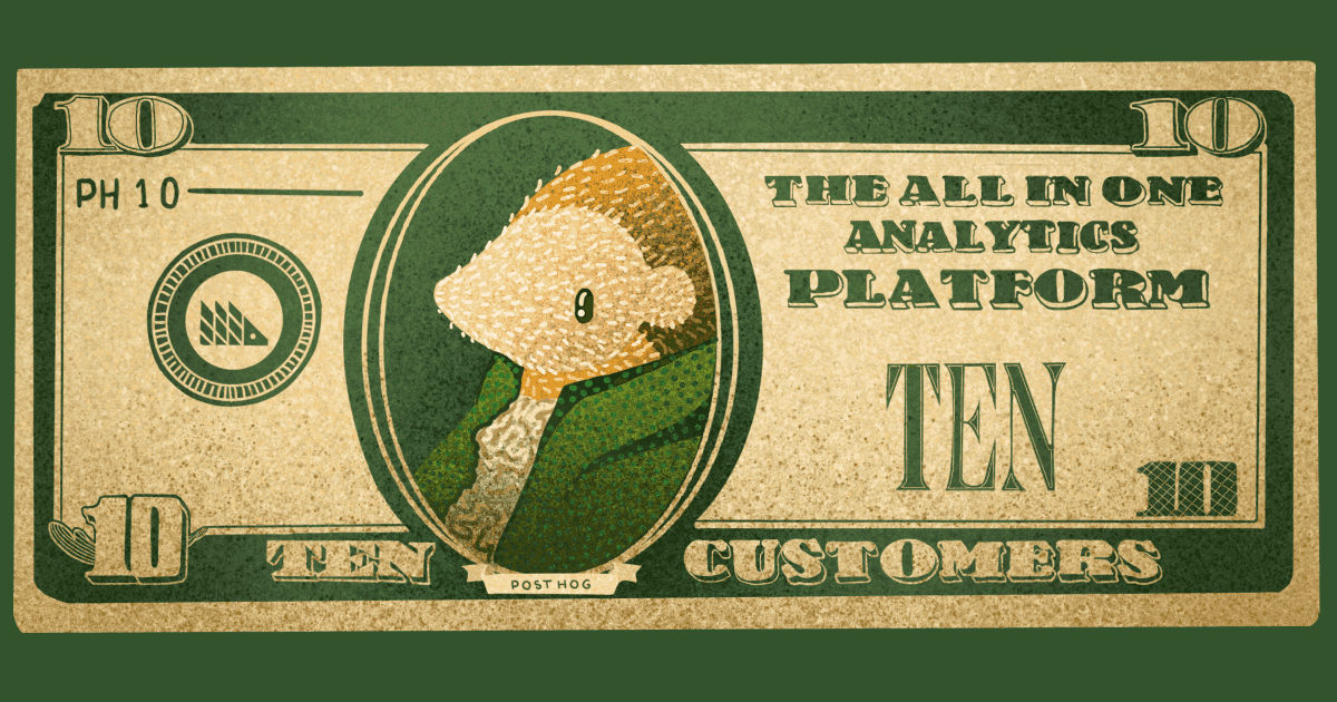 Creating a product that people need and are willing to pay for is hard. At PostHog, it took us months to get to 10 paying customers — this after pivoting several times before we finally landed on product analytics. We tried a million things and…